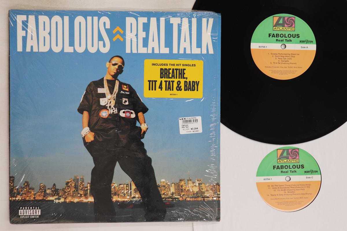 

LP Record FABOLOUS - Real Talk 837541 ATLANTIC 2004 US Rap & Hip-Hop/R&B Used
