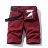 Sommer Shorts Hosen Männer Baumwolle Feste Beiläufige Hohe Qualität Business Social Shorts Männer Bermudas Lose Luxus Khaki Jogger