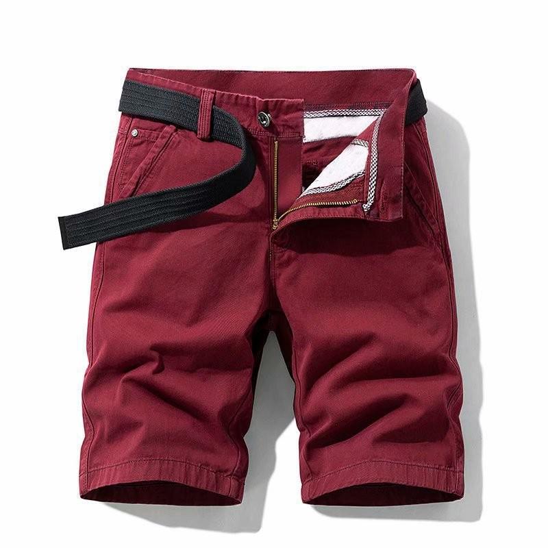 Sommer Shorts Hosen Männer Baumwolle Feste Beiläufige Hohe Qualität Business Social Shorts Männer Bermudas Lose Luxus Khaki Jogger