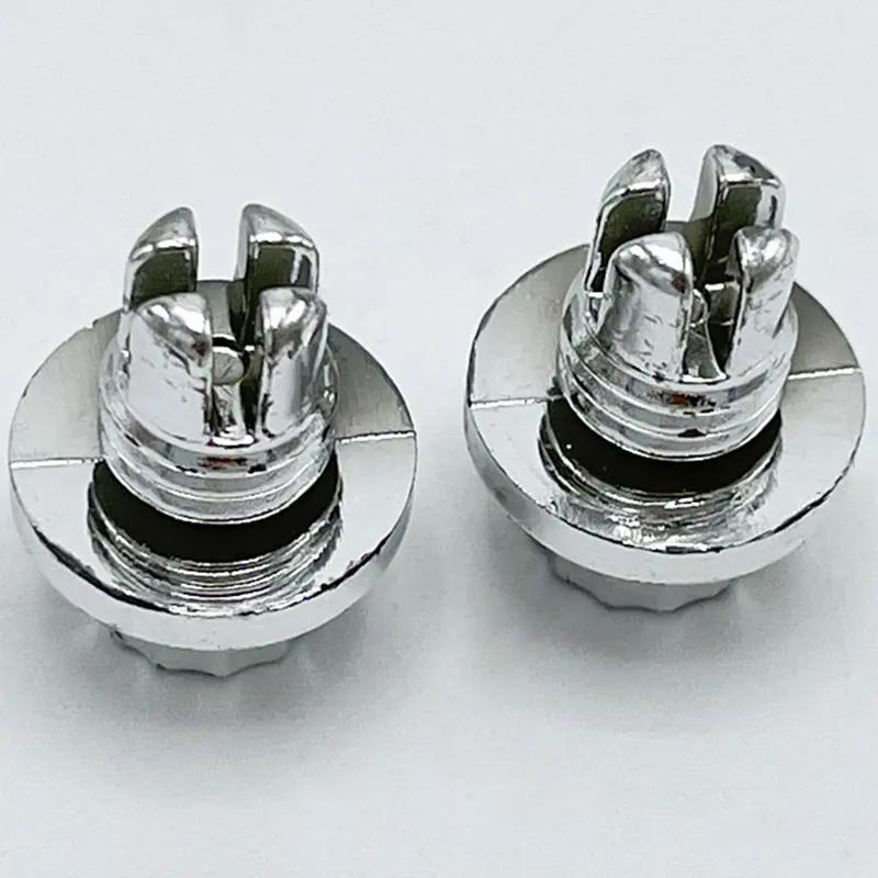 Car Tire Screws Wheel Hub Decorative Plastic Screws Tire Refit Flat-Head Polished Surface Wheel Rims Cap Lip Screw Bolt Styling