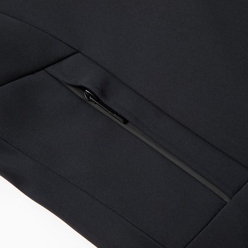 Men's Plus Size Mid-Length Lapel Windbreaker
