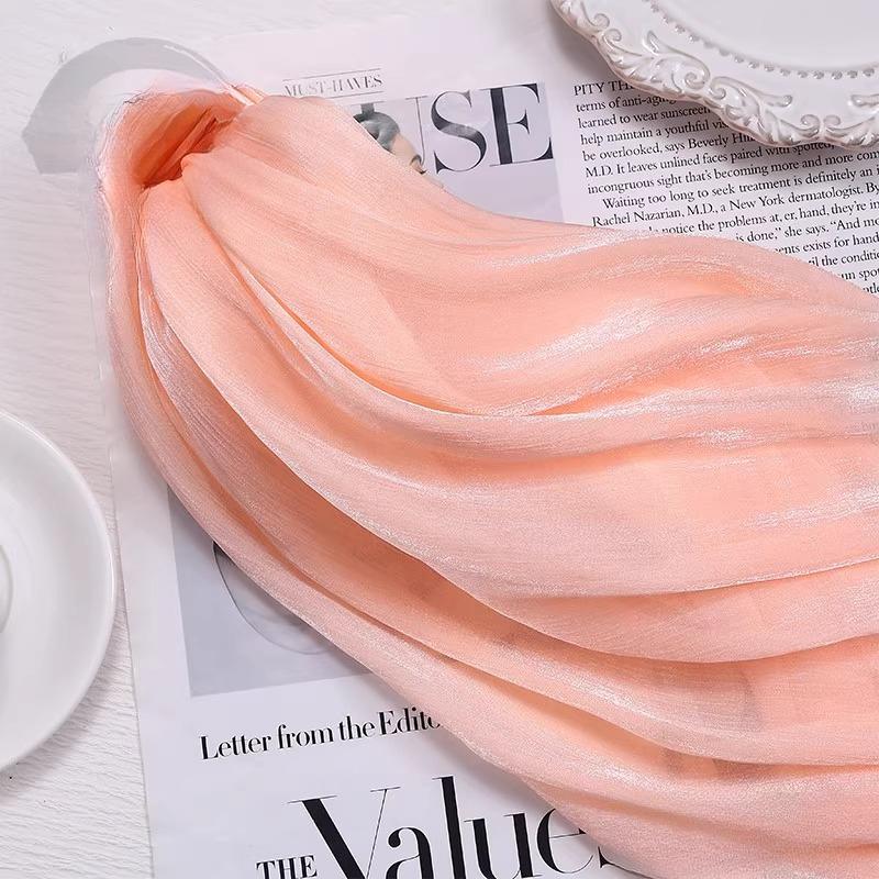 100x150cm Glitter Organza Fabric for Dress Skirt Shirt Clothing Diy Sewing Shiny Cloth Smooth Comfortable Textile