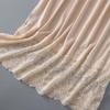 Netzblume Damen Spitze Langer Unterrock Einfarbige Hohe Taille Futter Unterrock Damen