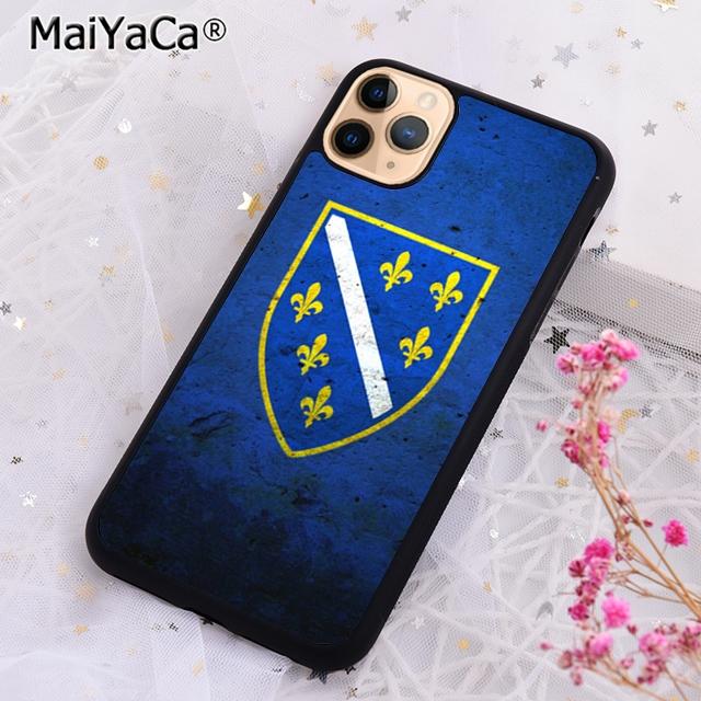 Bosna i Hercegovina Heart Phone Case For iPhone 16 15 14 plus XR XS 11 12 13 pro max Shell Cover coque