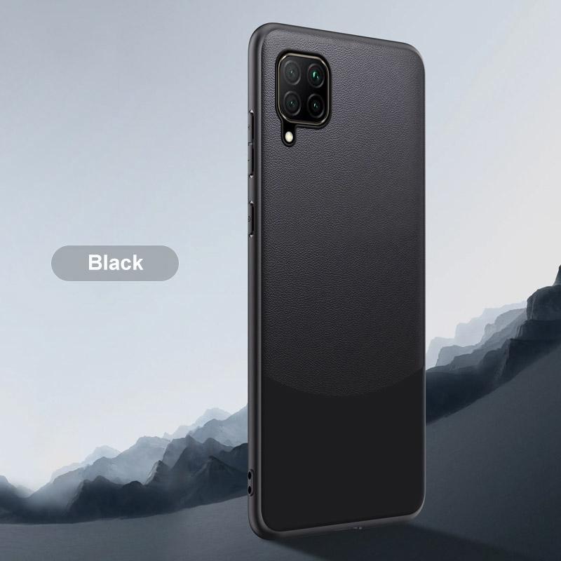 Luxusní pouzdro z PU kůže pro Huawei Nova 7i P40 Lite Zadní kryt Matná silikonová ochrana Pouzdro na telefon pro Huawei Nova 6 SE Nova7 i