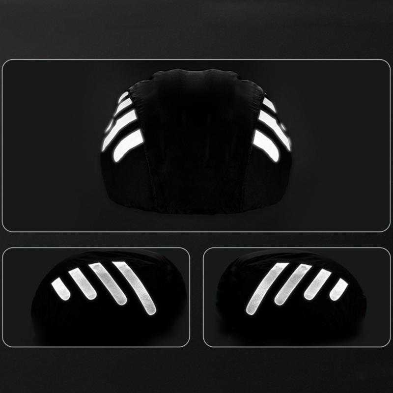 Cyclings Bicycles Helmets Rain Cover with Reflectives Strips Waterproofs Windproofs Bicycles Helmets Cover Cyclings Ride Gear