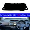 Auto Armaturenbrett Abdeckung Rutschfeste Matte Für Toyota Vitz 2012 - 2017 Mittelkonsolen Schutz Auto Armaturenbrett Matte Sonnenschutz Matte Anti-UV Polster