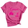 Breast Cancer Picked The Wrong Girl Awareness Fight Pink Ribbon Unisexs TShirt