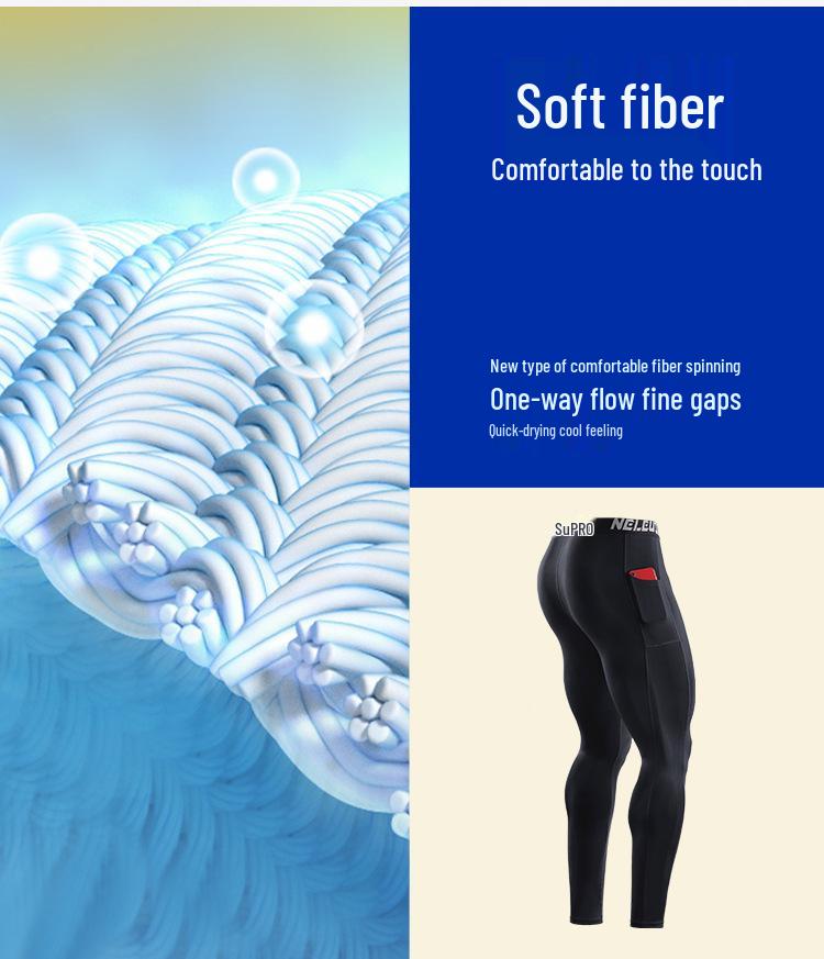 Men's Thermal Compression Pants - Quick-Dry, Base Layer for Running, Basketball, Fitness - Autumn/Winter