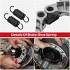 Rear Brake Shoes For Honda Rancher 350 400 420 Foreman 400 450 500 520, OEM# 06430-HN0-A30 06430-HN0-A20 06430-HN0-A01