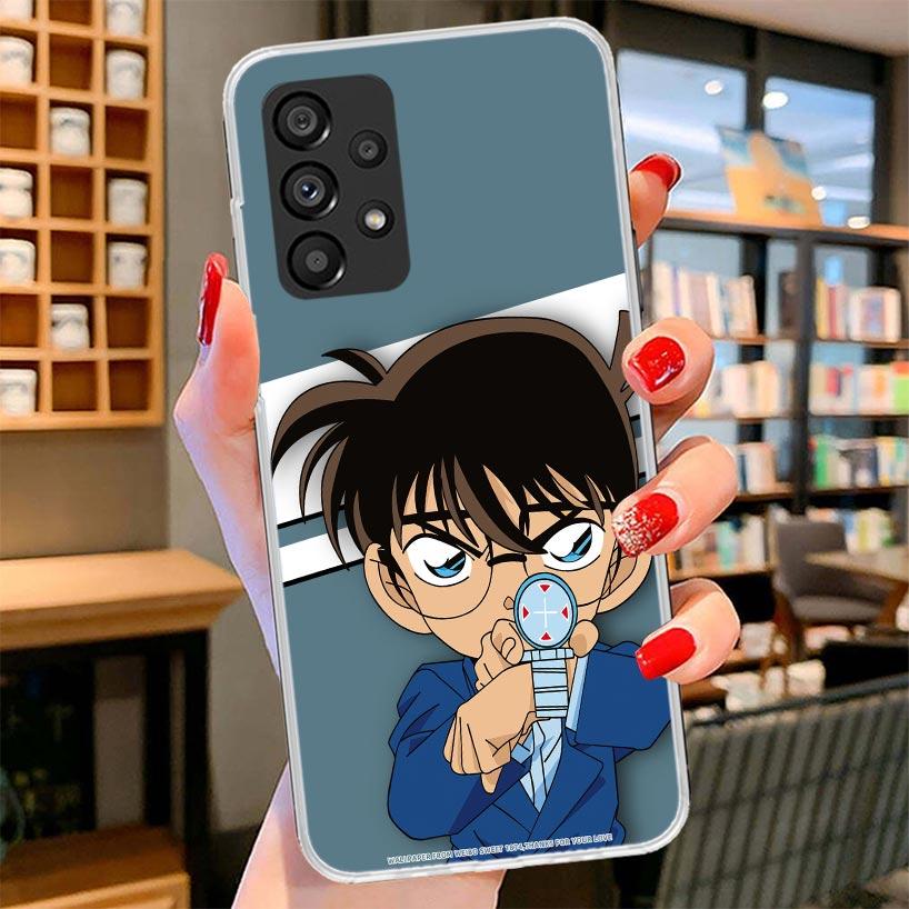 Anime Conan Phone Case For Samsung Galaxy A17 A37 A57 A16 A26 A36 A56 A15 A25 A35 A55 A14 A24 A34 A54 A13 A23 A33 A53 Galaxy A16