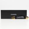 Chanel Arm Band Other Miscellaneous Goods Clip Logo Black Rubber/Plated Gold Women Used