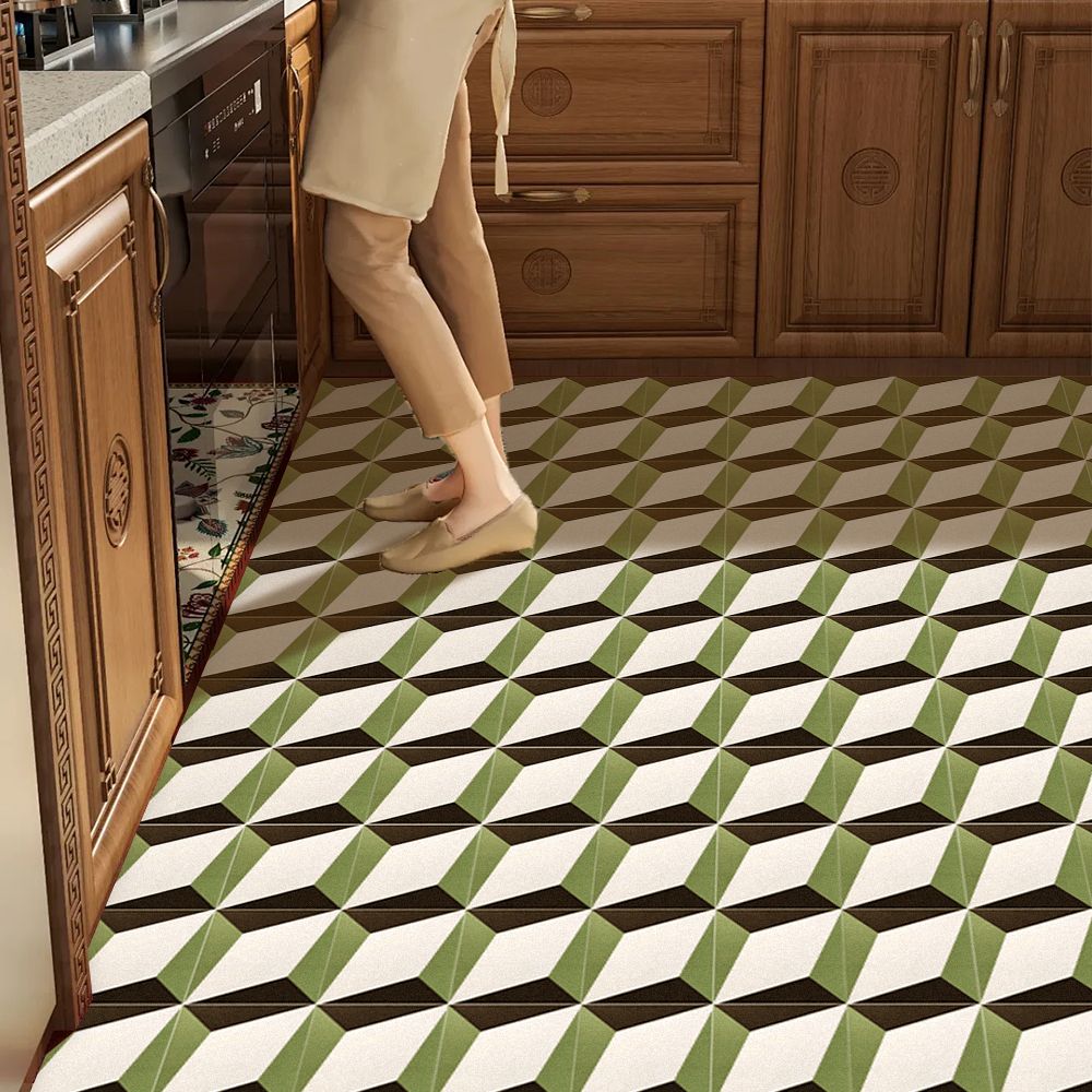 Kuchyňská podložka na podlahu Protiskluzový Koberec odolný proti oleji Pvc Kůže Vodotěsné Podložky pod nohy Dlouhý pruhovaný koberec Moderní styl Domácí dekorace Koberce