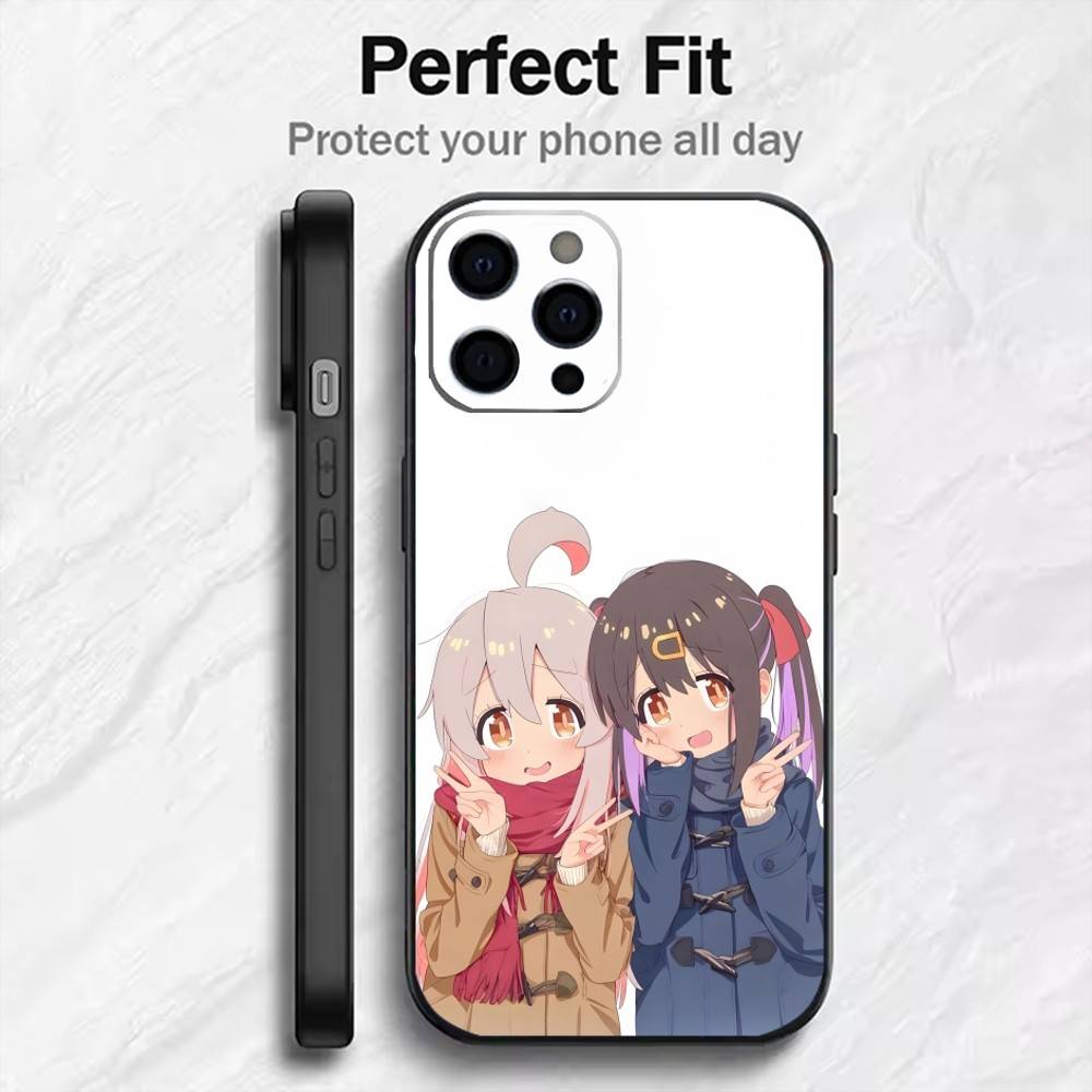 TS Style Onii-chan Wa Oshimai Anime Phone Case For iPhone17,16,15,14,13,12 Plus,Max Soft Silicone Black Cover