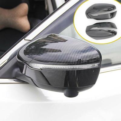 For Qashqai X-Trail Murano Rogue Pathfinder 2015- Carbon Fiber Rear View Mirror Cover-Side Mirror Cover