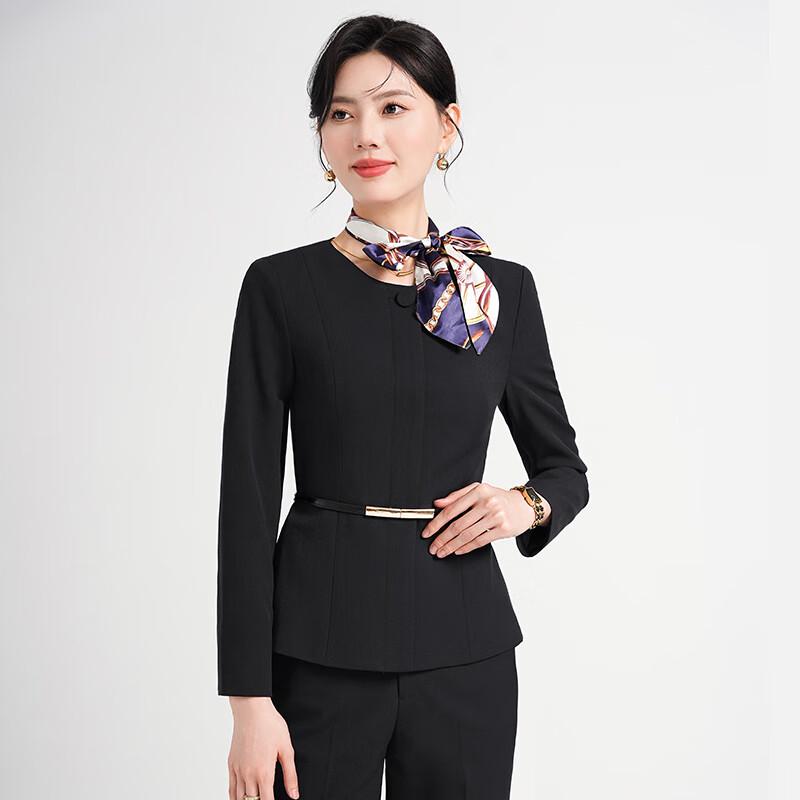 Women s Professional Round Neck Suit Set 4XL