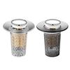 Pop Up Sink Drain Strainer Bathroom Bouncing Sink Filter Anti-clog Press Pop Up Core Drain Filter for Shower Kitchen Laundry