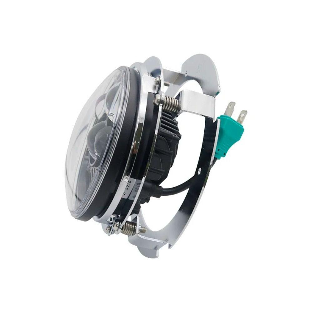 Kit de Support de Phare Rond 5,75 pouces Support de Montage de Phare Accessoires pour Motocyclettes