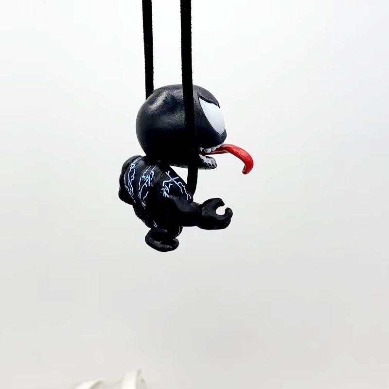 Anime Rearview Mirror Decoration - Cute Car Interior Pendant Ornament for Christmas or Birthday Gifts