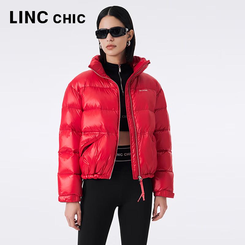 JINYUJIE Women's Short Stand Collar Puffer Down Jacket