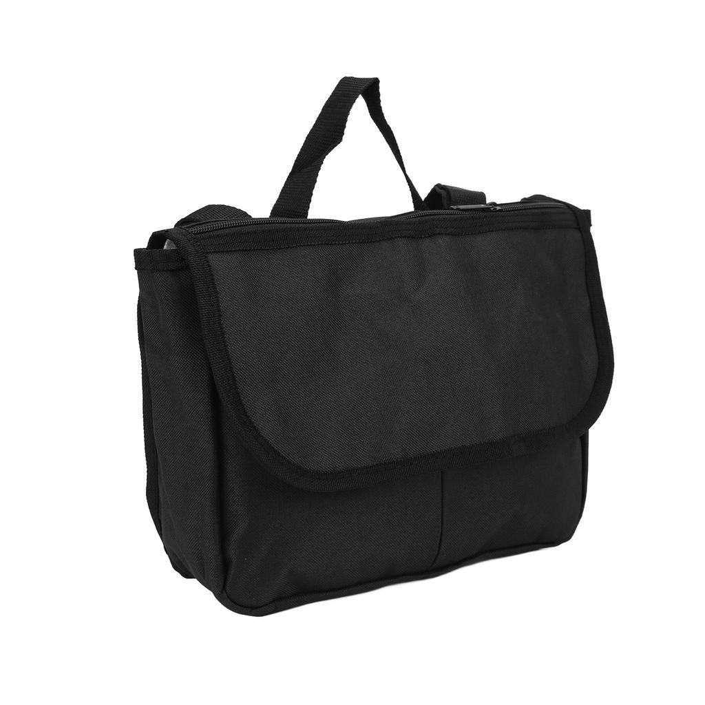 Walker Bag 600D Encrypted Polyester Fabric 3 Large Pockets Light Weight Scooter Wheelchair Storage