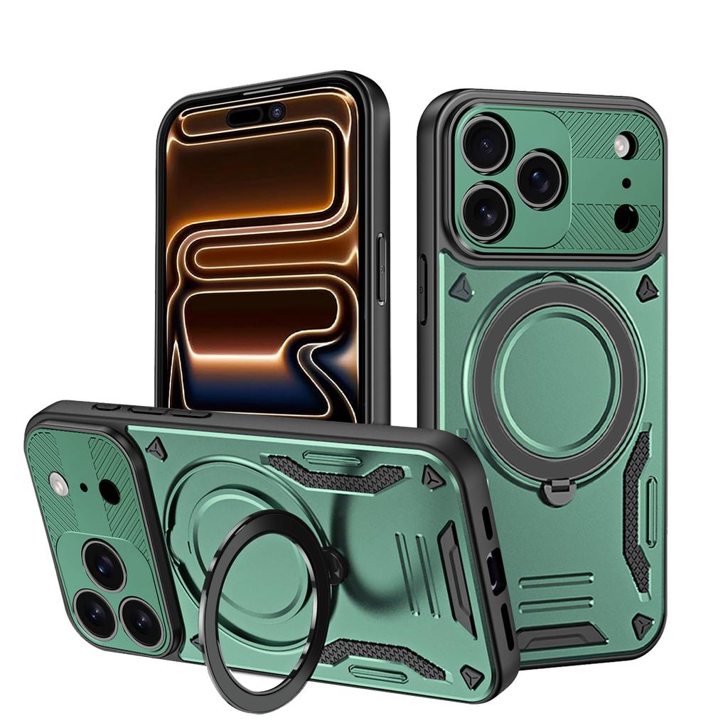 Applicable To iPhone17ProMax Excellent Case Mobile Phone Case Apple 16Pro Magnetic Suction 15 Bracket 14 Anti-drop Protective Case