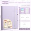 A5 To A4 File Folder With Insert Pages Loose leaf Exam Paper Storage Clip Waterproof Foldable Document Organizer Students