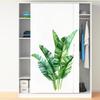 Green Large Leaf Wall Sticker, Tropical Plants Decor, Self-Adhesive Poster for Dorm Room