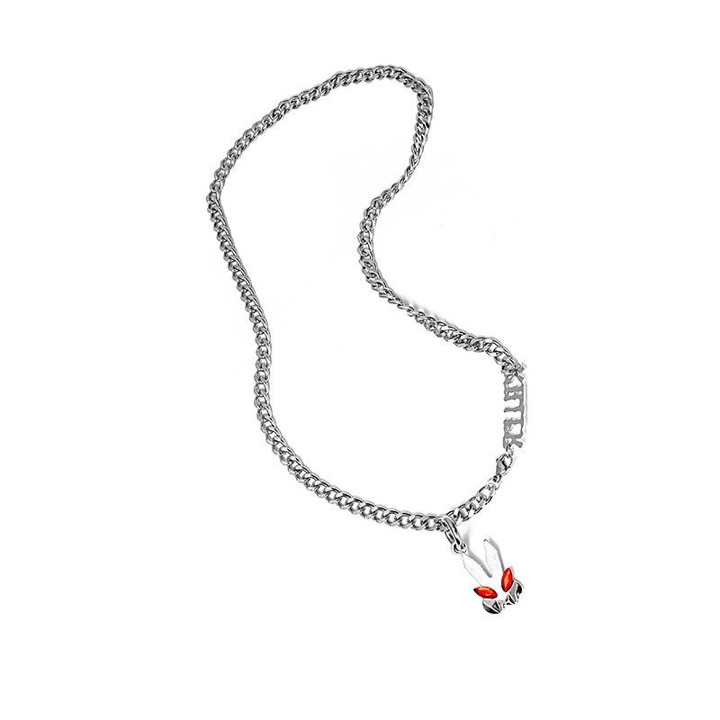 Light Luxury Temperament Collarbone Chain Gentle Pearl Splicing Necklace Multi-Layer Bow Letter Sweet Cool Girl Collar