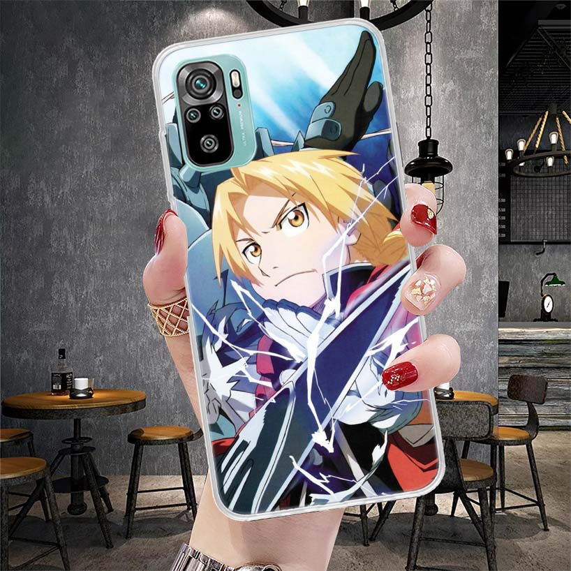 Fullmetal Alchemist Anime Soft Phone Case For Xiaomi Redmi Note 15 14 14S 13 12 Pro Plus 12S 11 11S 11E 10 10S 11T 5G Fundas Coq