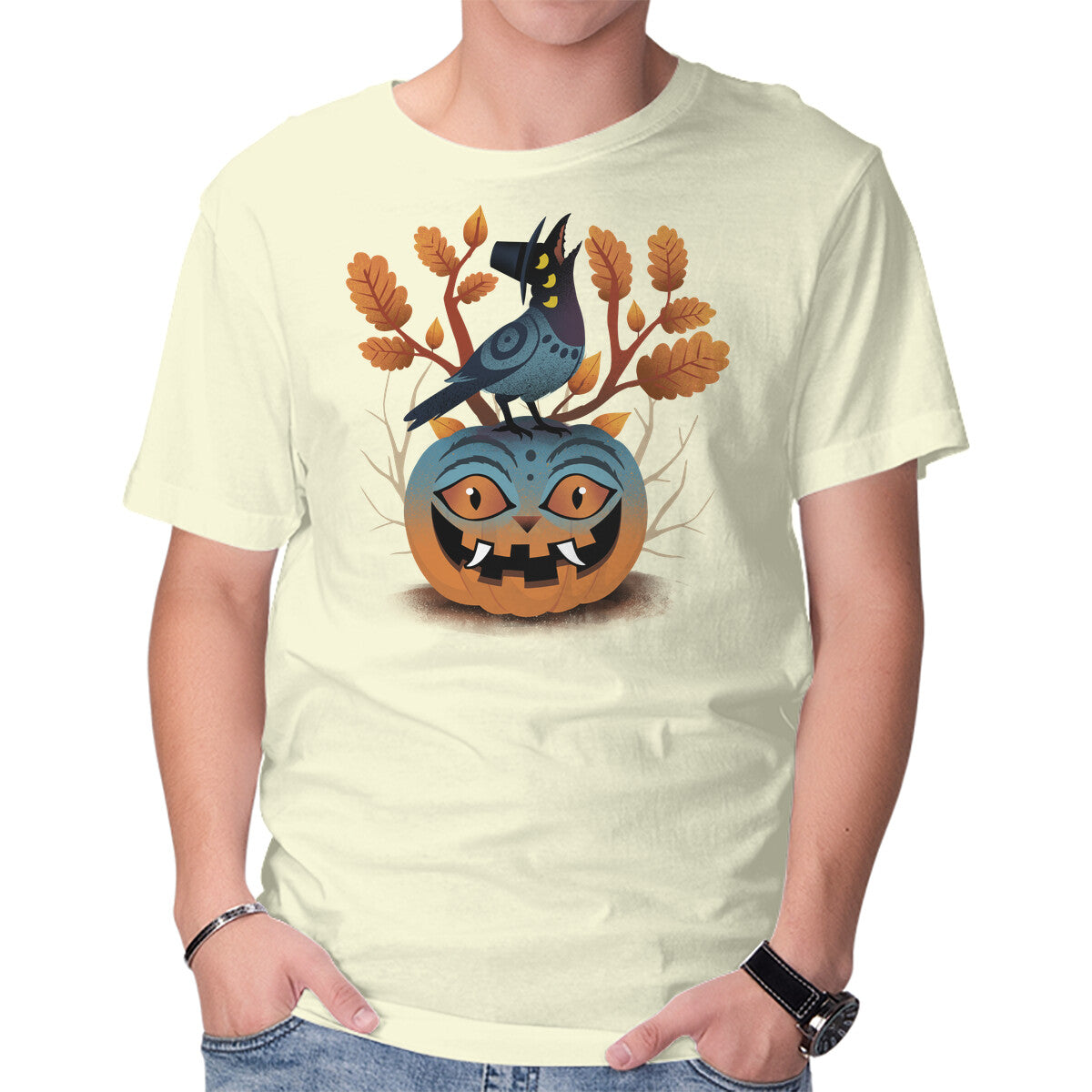 Unisex Crew Neck T-Shirt Halloween Derpy Graphic Short Sleeve Casual Tee XXL