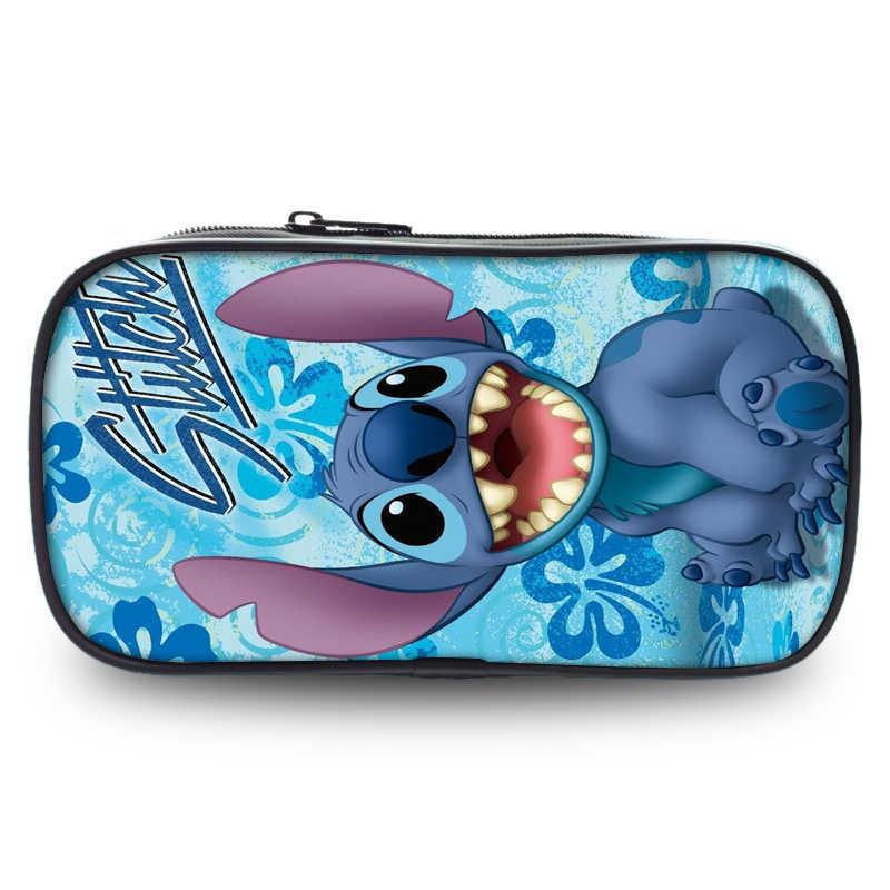 Adorable Stitch Student Single Layer Pencil Case Cute Cartoon Stationery Storage Bag