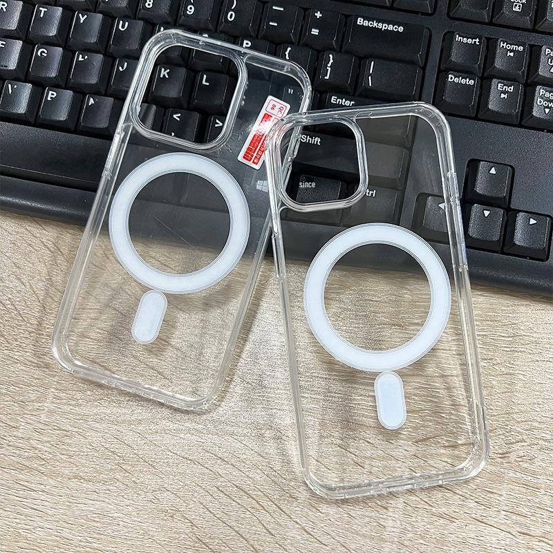 Apple 17 Transparent MagSafe Magnetic Case for iPhone 16 - Two-in-One Hard Case for 15Pro