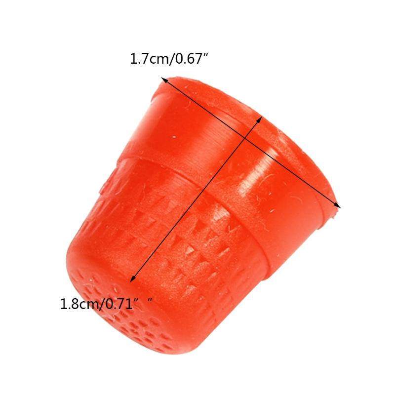 Buy 100 Pcs Small Plastic Sewing Thimbles Creative Needle Threaders ...