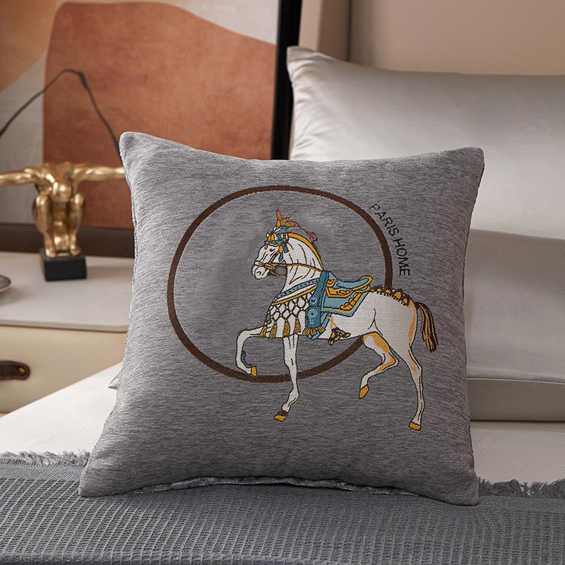Chenille Pillow Case Square Cushion Cover Casual Sofa Throw Pillow Case Holiday Home Pillow Modern Decorative Decoration