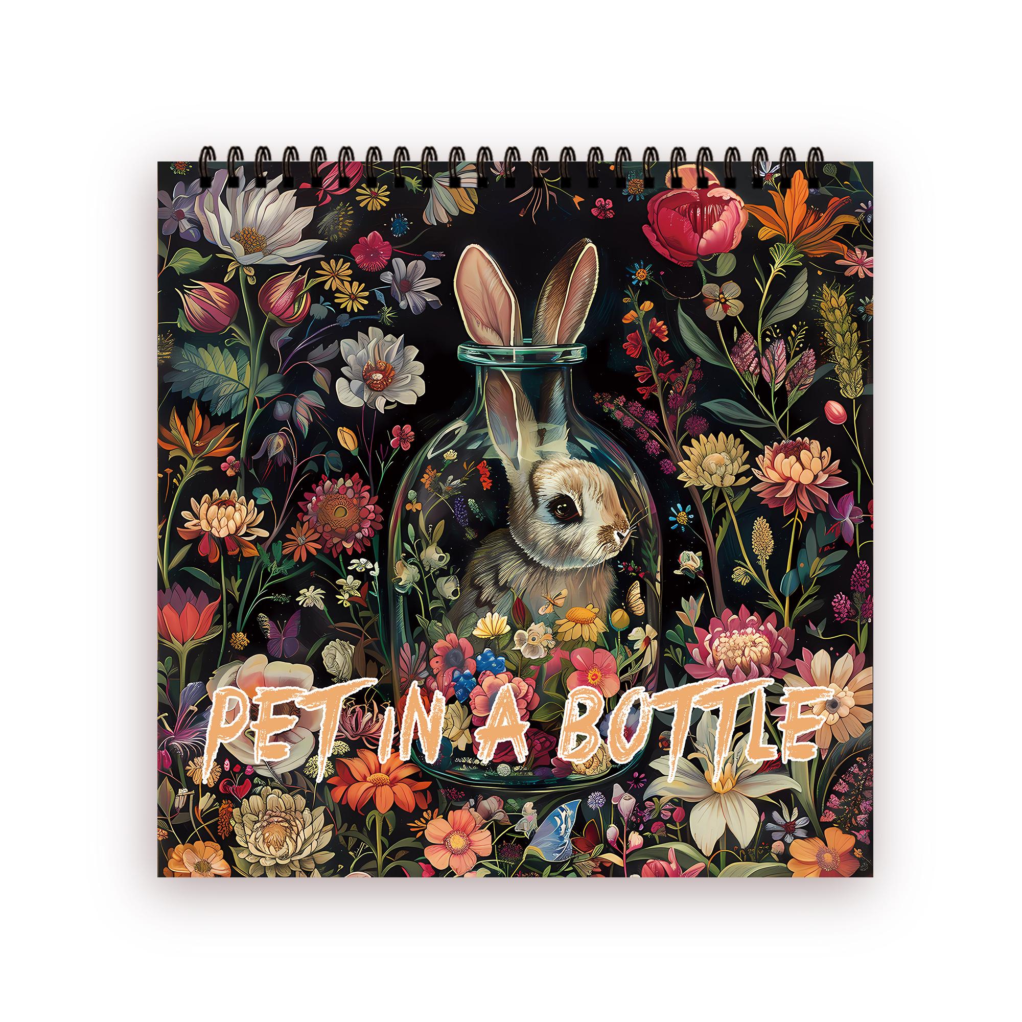 

Книга для рисования для взрослых, 30 листов, 8,3x 8,3 дюйма, плотная бумага 100 г/м² для успокоения, снятия тревоги и многого другого, идеально подходит для многих праздничных подарков! чёрный