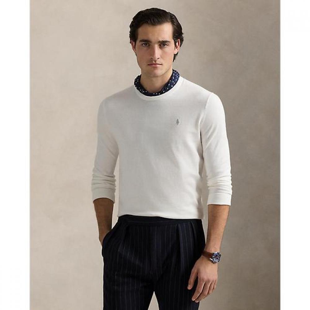 

Polo Ralph Lauren Men S Slim Fit Textured Cotton Sweater mnpoSwe16822244100 S