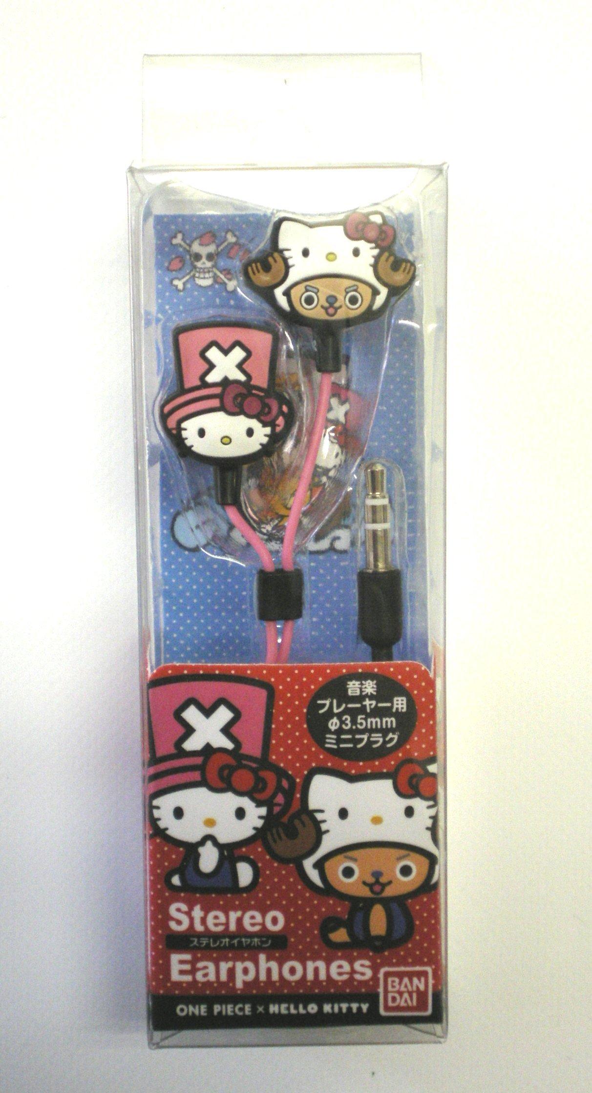 

Стереонаушники One Piece x Hello Kitty розовые черные Тип ONK-02B