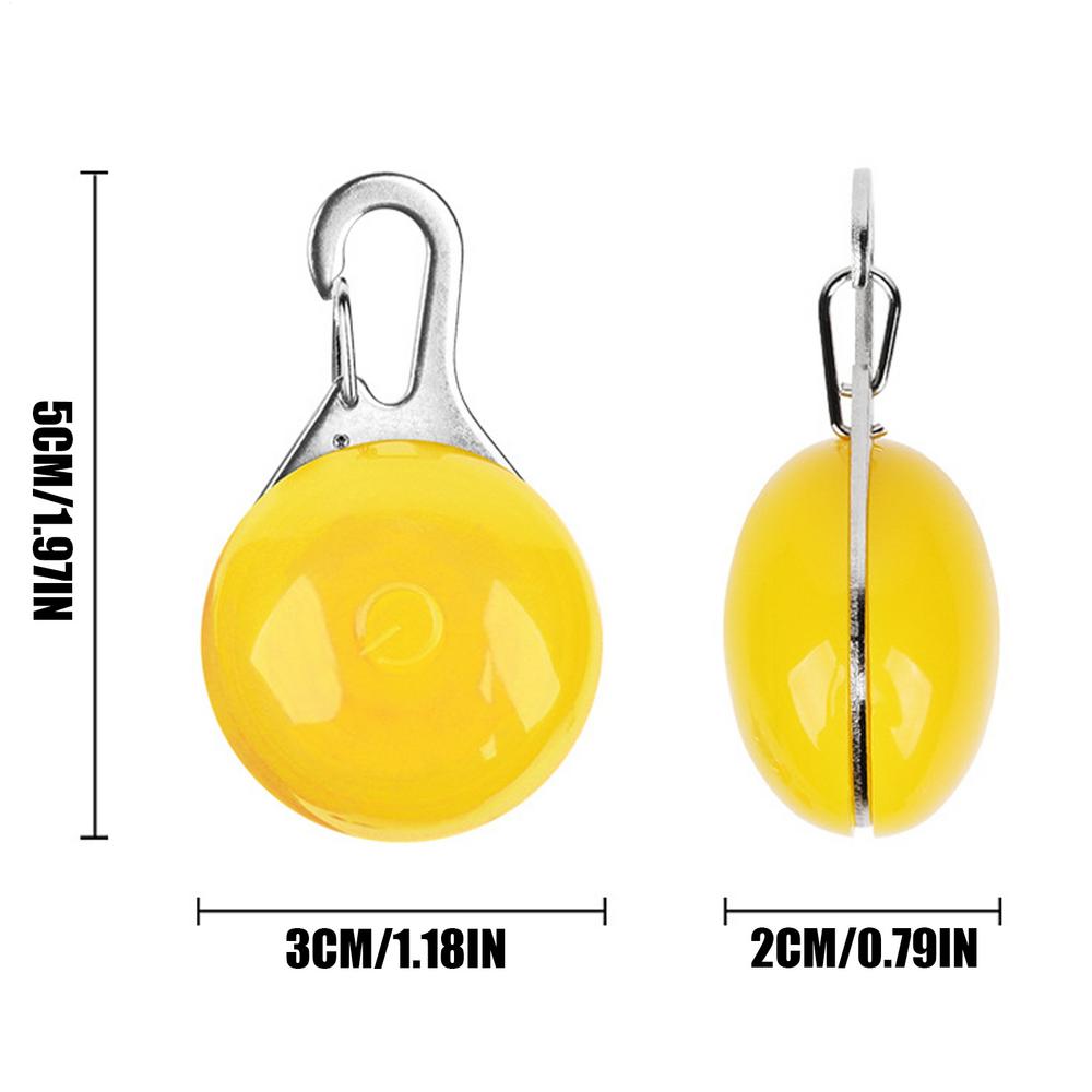 LED Dog Collar Light, Waterproof Night Safety Light for Small Medium Large Dogs, for Camping, Hiking & Night Walking