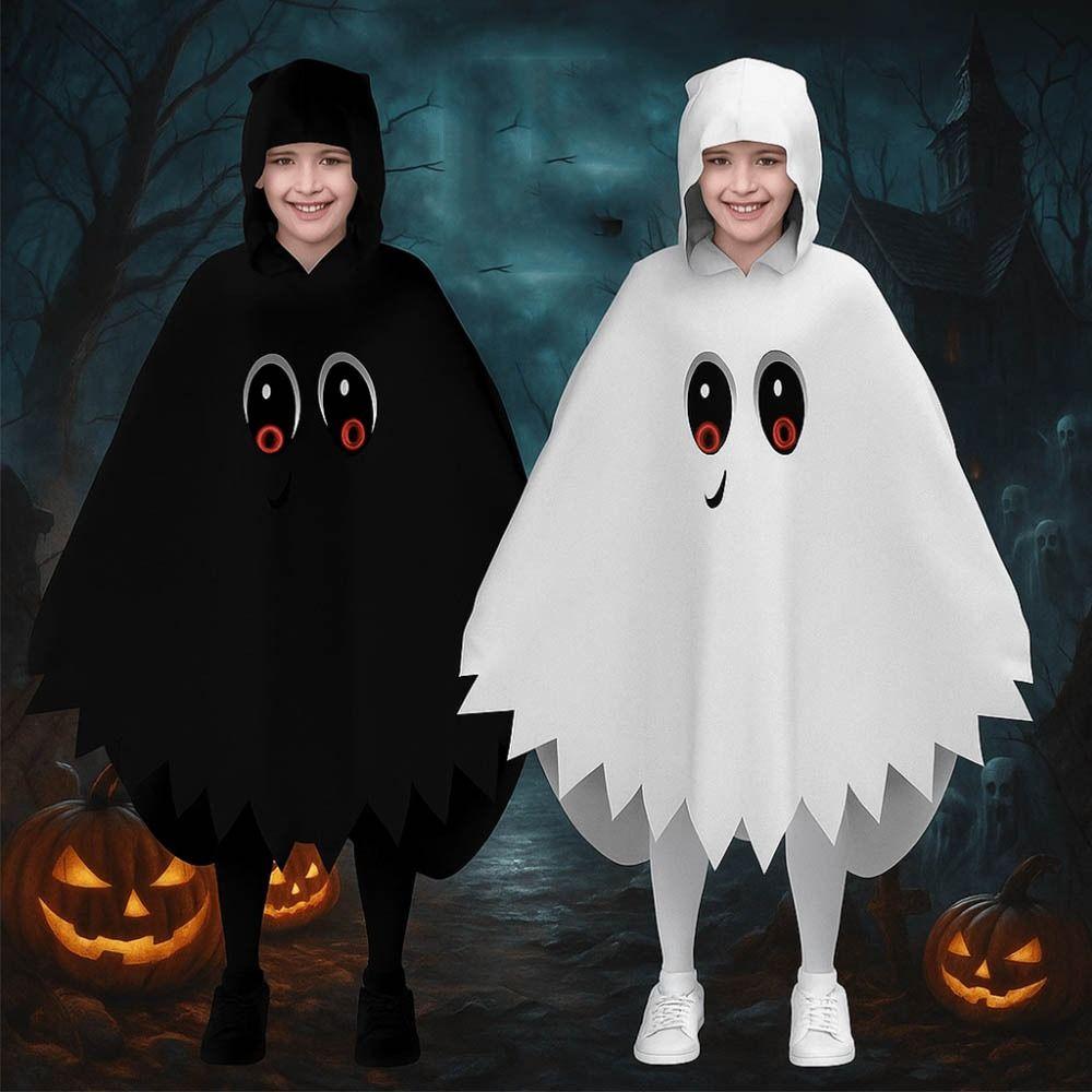 Clothing Prop Ghost Hooded Cloak Glowing Party Dress Up Halloween Kids Cosplay  Cloak  Gift