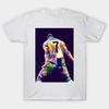Asiatische Größe Baumwolle Unisex T-Shirt Druck T-Shirt Cristiano Ronaldo Siu Pop Art T-Shirt No-Cut Druck Reguläre Passform