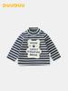 DUUDUU 2025 Children's Long-Sleeve T-Shirt - Toddler Base Layer for Autumn/Winter