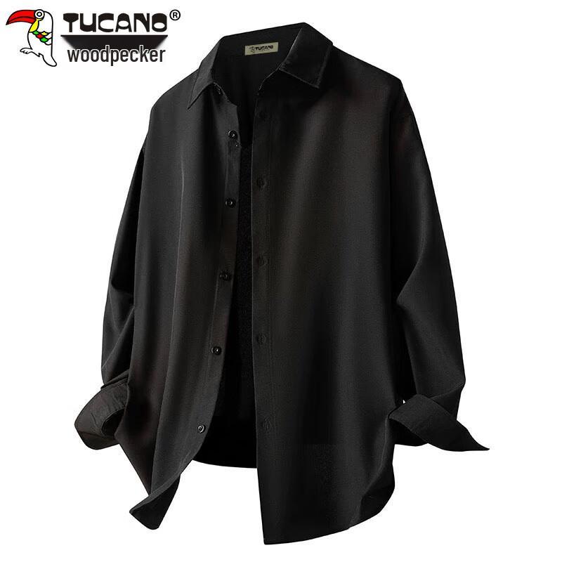 TUCANO Men s Long Sleeve Casual Solid Shirt 2XL