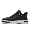 British shoes autumn and winter leather surface breathable locomotive leather boots tide high top casual board shoes