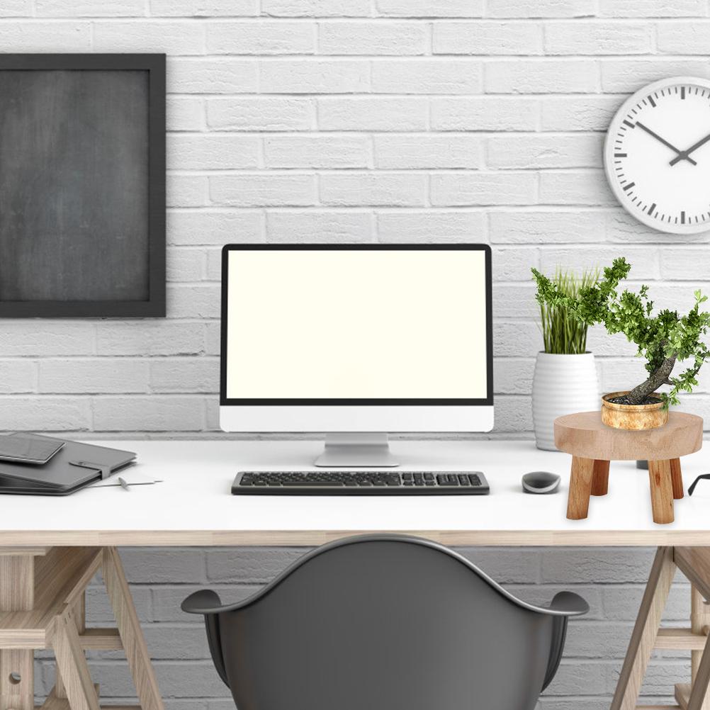 حامل نباتات داخلية خشب حامل أوعية الزهور مقعد خشبي حامل أوعية الزهور الخشبي