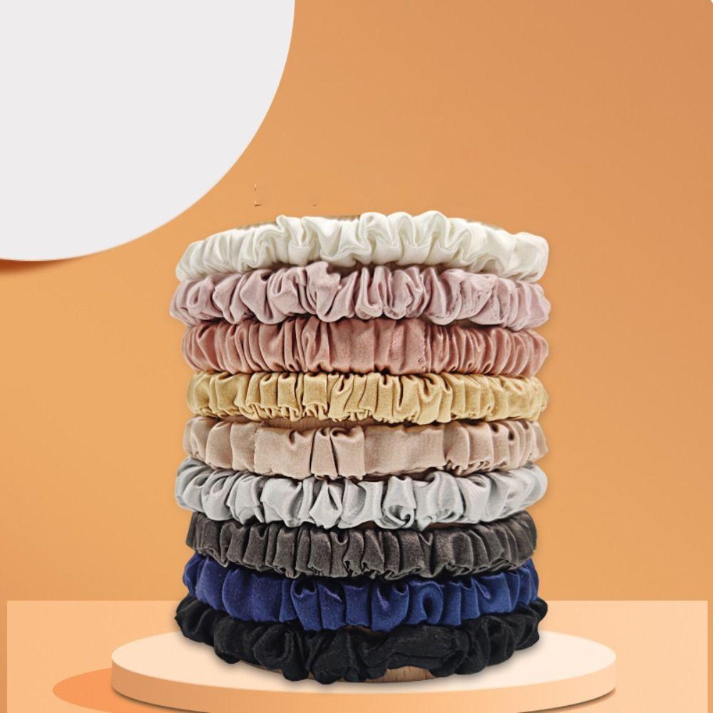 

Solid Color Hair Tie High Quality Big Hairband New Hair Scrunchies Women