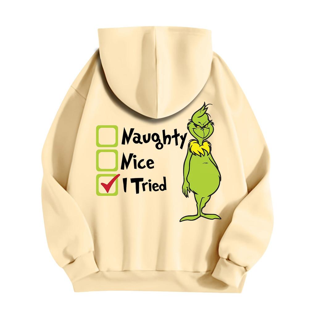 Women's Fashion Women's Lightweight Long Sleeve Pullover With Pockets Christmas Graphic Hoodie