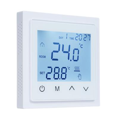 Intelligenter Digitalanzeige-Thermostat 16A Fußbodenheizungstemperaturregler mit LED-Touch