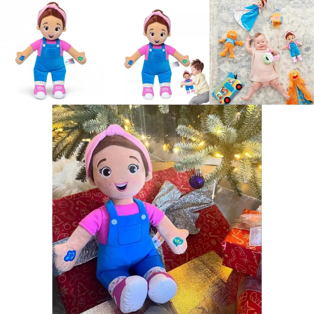 Adorable Ms Rachel Plush Doll Soft Cotton Stuffed Toy For Kids With Comforting Features