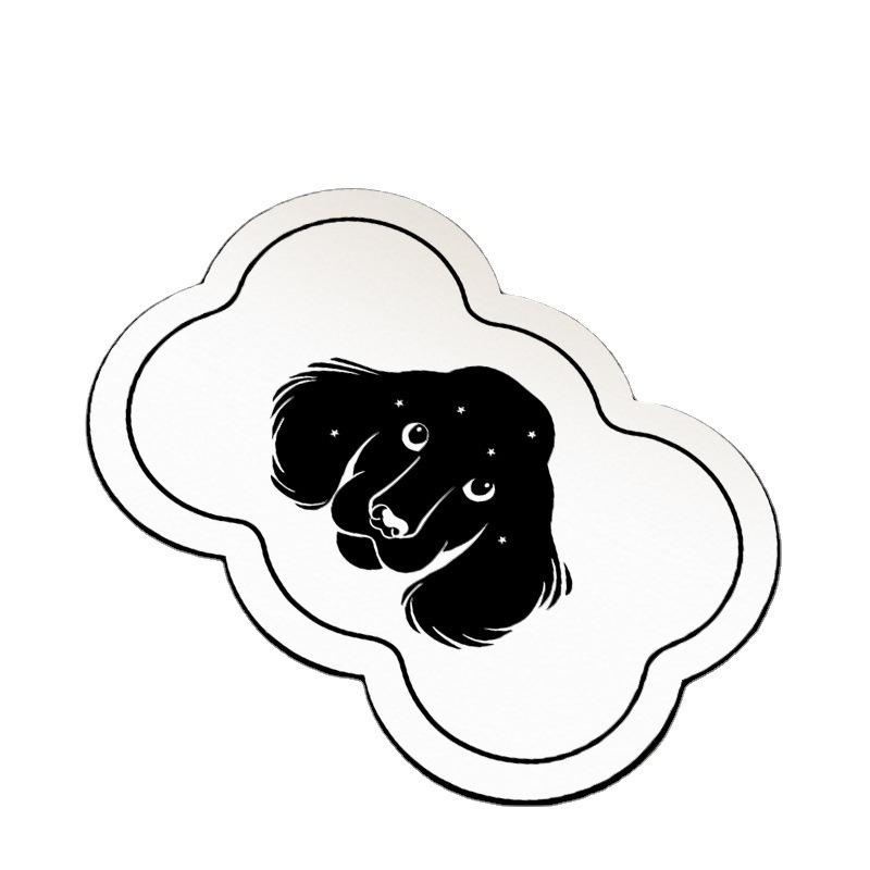 Small Fresh Black Technology Soft Diatom Mud Absorbent Mat Bathroom Non-slip Mat Bathroom Door Quick Dry Mat Bathroom